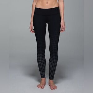 Lululemon | Wunder Under Pant in Giant Houndstooth Deep Coal